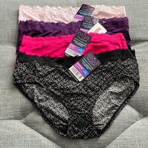 4 pairs of Olga Panties - XL - NWT